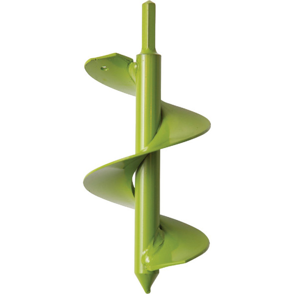 Power Planter 7 In. x 3 In. Lime Bulb Planter Garden Auger 307LIME