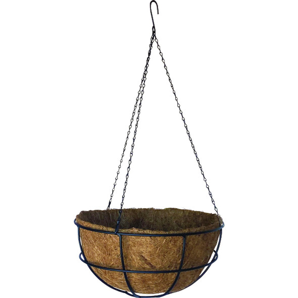 American Gardenworks 14" Rnd Blk Hang Basket HBMB