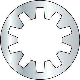 Internal Tooth Lock Washer - #6 - Steel - Zinc CR+3 - Pkg of 500 - BBI 240030