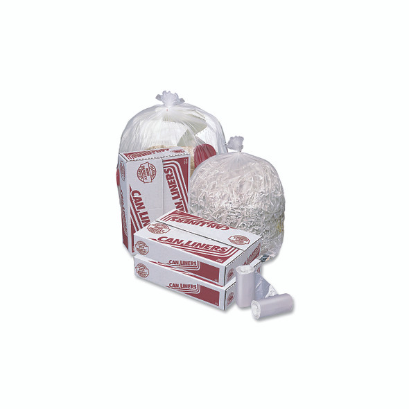 HD Mini Roll Trash Liner, 33 gal, 16 µ, 33 in W x 40 in H, Natural