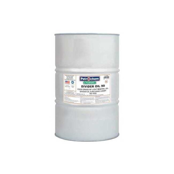 55 gal Divider Oil Drum 15 ISO Viscosity, 5W SAE, Clear