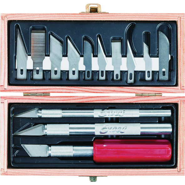 Excel Blades Hobby Knife Set - Boxed (16-Piece) 44382