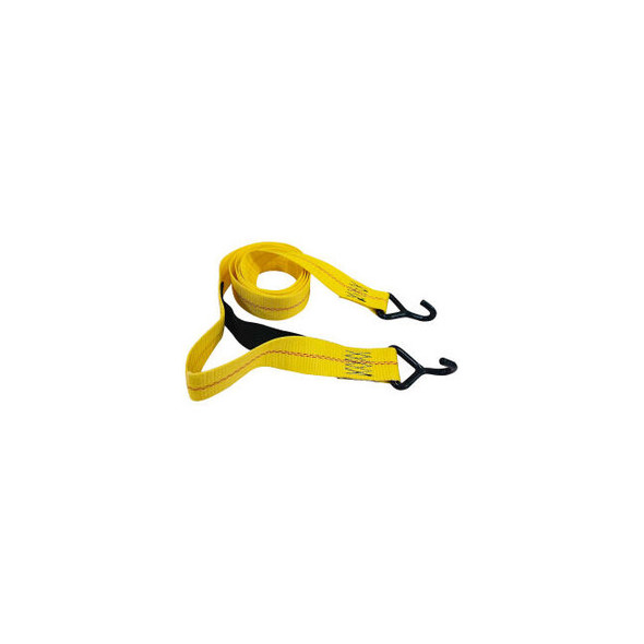 Global Industrial Pallet Rack Safety Strap for 120"" Bay J Hook Attachment Yello