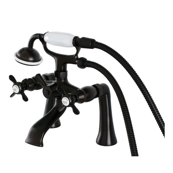 Deck-Mount Clawfoot Tub Faucet, Oil Rubbed Bronze, Deck Mount