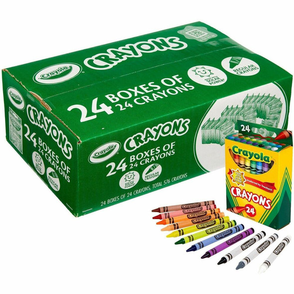Crayola Bulk Crayons - Regular - For Child - Multi - 24 / Pack Crayola Bulk Crayons - Regular - For Child - Multi - 24 / Pack