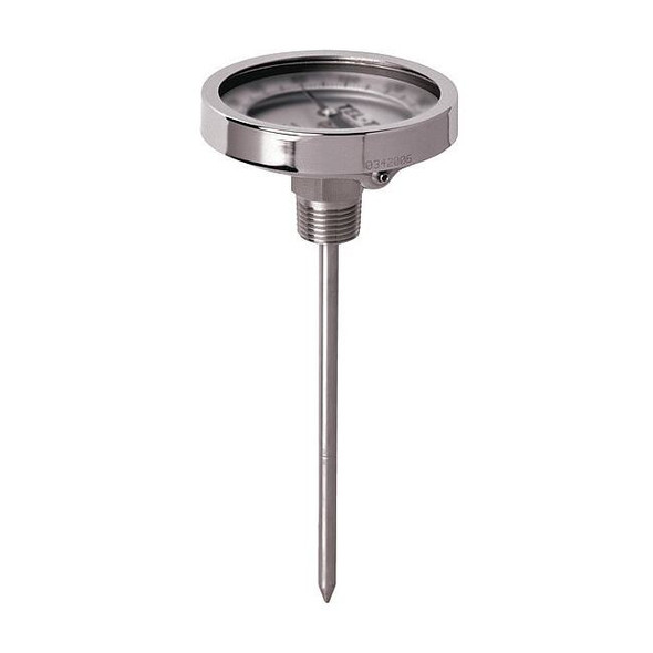 Tel-Tru Analog Dial Thermometer,Stem 4" L GT500R-0414