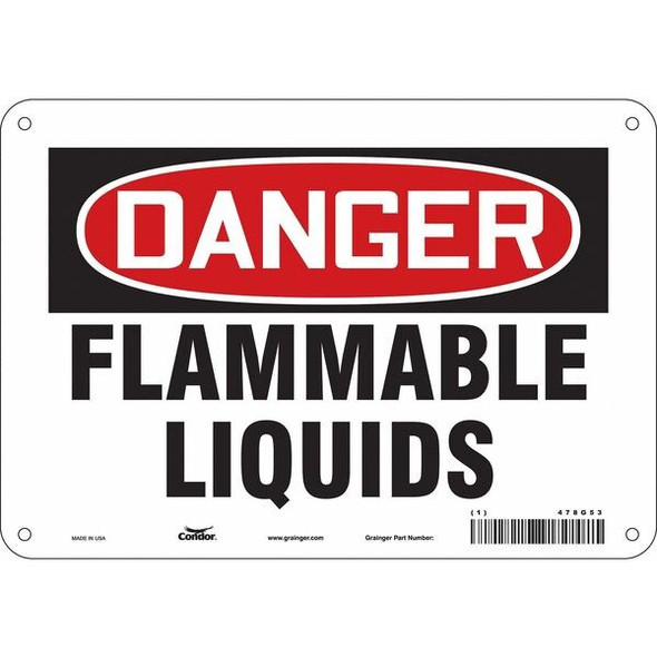 Condor Danger Sign,7 in x 10 in,Aluminum 478G53