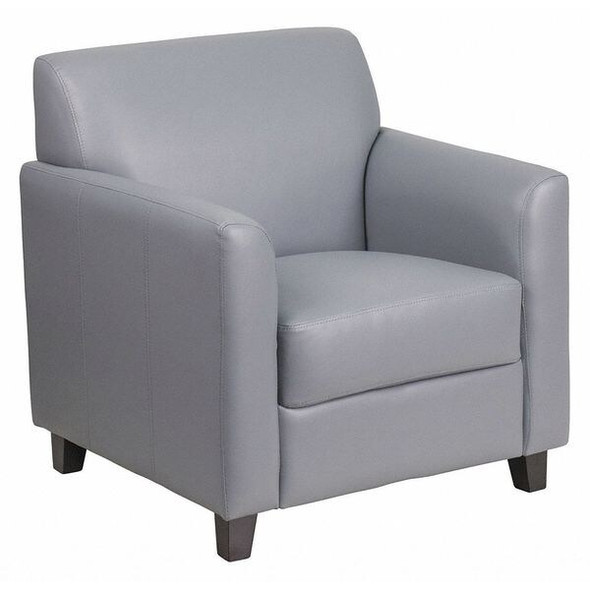 Flash Furniture Gray Leather Chair BT-827-1-GY-GG Flash Furniture Gray Leather Chair BT-827-1-GY-GG