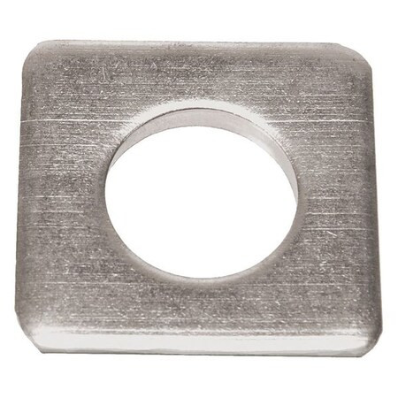 Square Washer, Fits Bolt Size 1-1/4 in ,Low Carbon Steel Zinc Plated Finish
