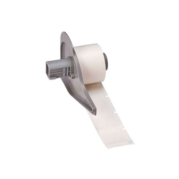 Brady Wraparound Label, White, Vinyl, 1 in W M7-19-498