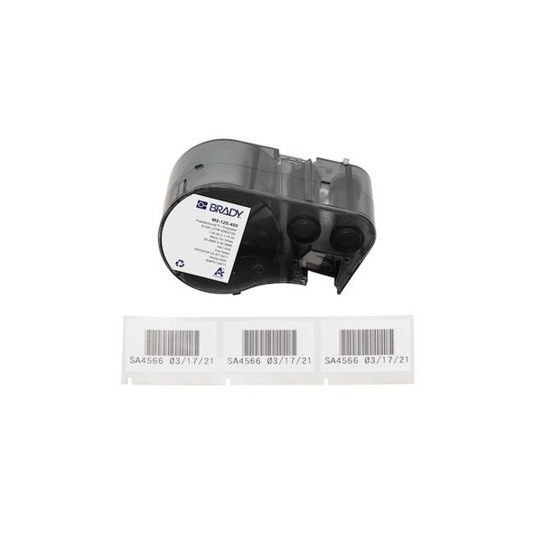 Brady Label/RibbonCartridge,White,1-3/4inW M5-125-490