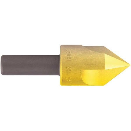 Keo Countersink,3 FL,60 deg.,3/8in,HSS,TiN 50386-TIN