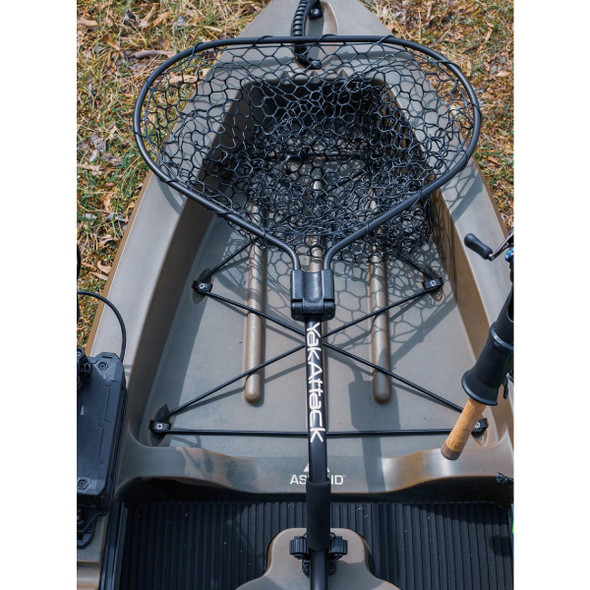YakAttack Leverage Landing 20 In. x 21 In. Hoop with Foam Extension Fishing Net