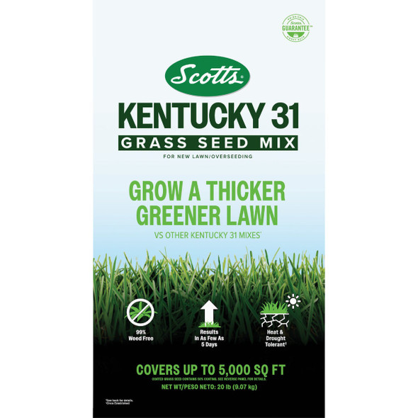 Scotts 20 Lb. Kentucky 31 Grass Seed Mix 18314