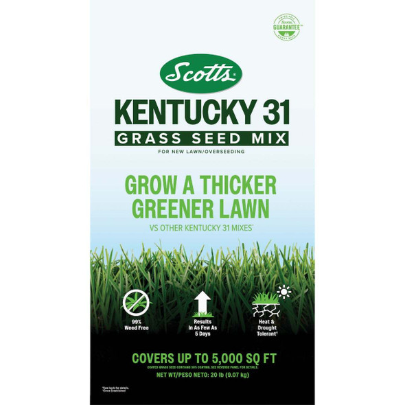 Scotts 20 Lb. Kentucky 31 Grass Seed Mix 18314