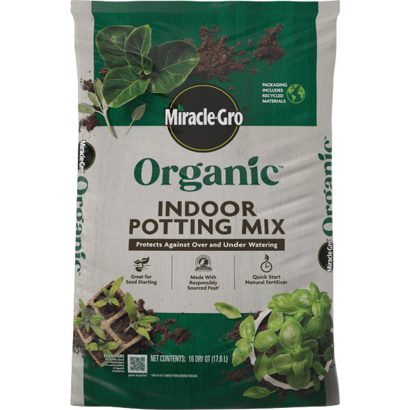 Miracle-Gro 16 Qt. Organic Indoor Potting Mix 74186430
