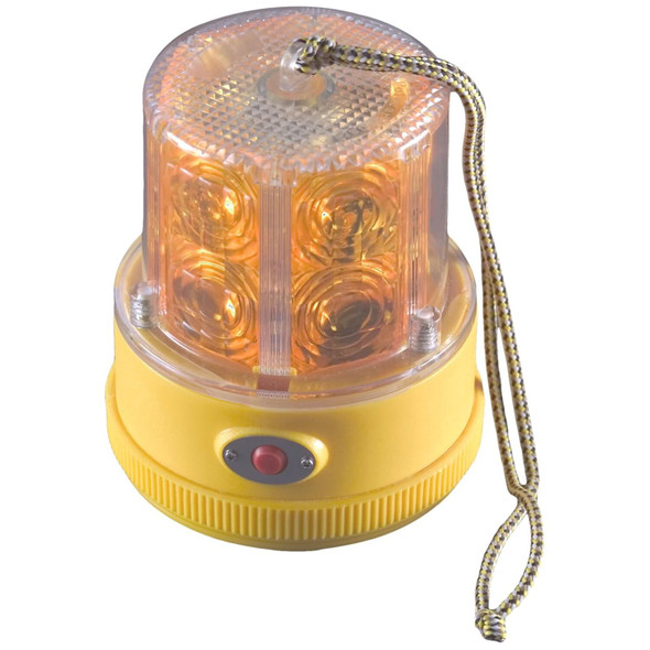 North American Signal PSLM2-A LED Safety Warning Light w/ Magnetic Mount, Amber