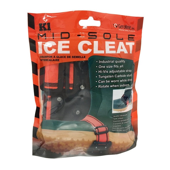 Geroline K1 Unisex Original Traction Anti Slip Midsole Cleat, One Size