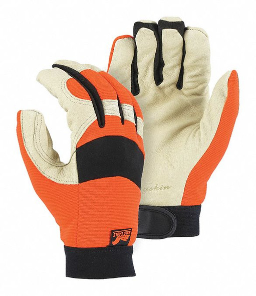 Majestic Glove Glove Mechanics A Grade Pigskin, Large 2152THV/10 1 pair Majestic Glove Glove Mechanics A Grade Pigskin, Large 2152THV/10 1 pair