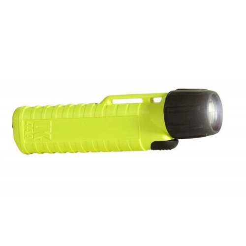 Underwater Kinetics UK4AA eLED CL-AS2 Flashlight, Front Switch, Safety Yellow, Blister, 14439
