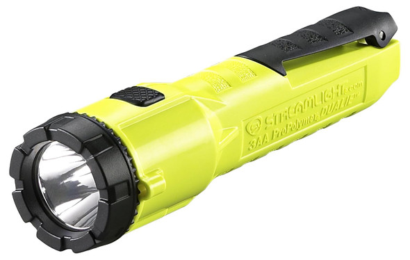 3AA ProPolymer Dualie with 3 "AA" alkaline batteries, Yellow