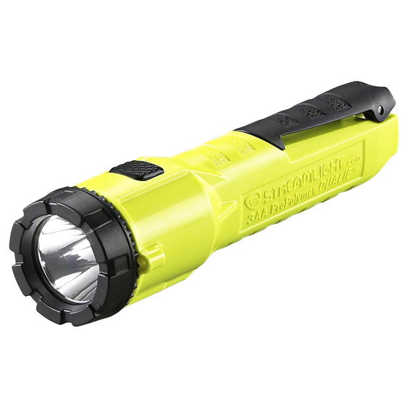 3AA ProPolymer Dualie with 3 "AA" alkaline batteries, Yellow