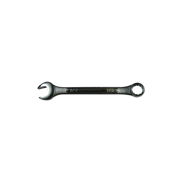 Combination Wrench, 7/16 in Opening, 8-1/2 in OAL, 12-Point, Nickel Chrome Plated Finish