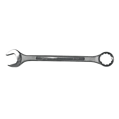 Jumbo Combination Wrench, 2-1/2 in Opening, 24 in L, 12-point, Nickel Chrome Plated Finish