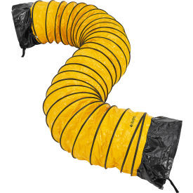 Global Industrial Indoor/Outdoor Flexible Duct 20""Dia. x 16'L Yellow