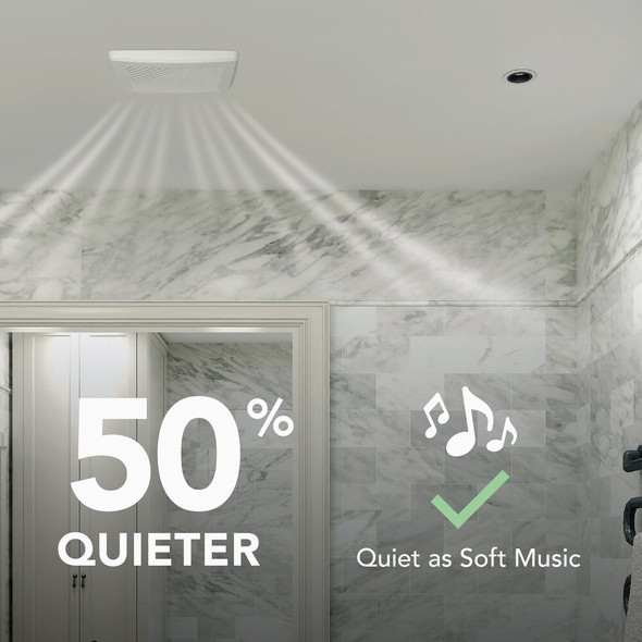 Broan Economy 50 CFM 2.0 Sones 120V Bath Exhaust Fan 688ES 519372