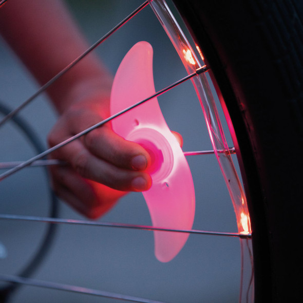 Spokebrightz Color Morphing Clip-On LED Bike Spoke Light I1826