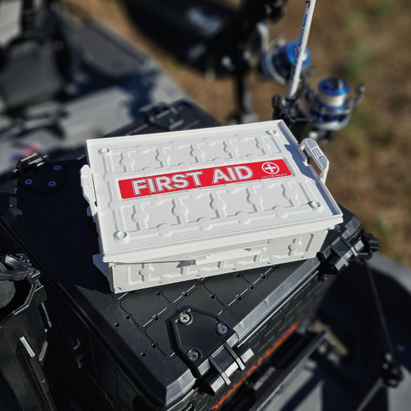 YakAttack Reel Essentials First Aid Kit with Quick Release Base