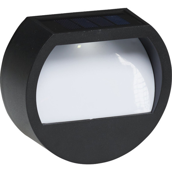 Black Plastic Solar Wall Light BMSL0007