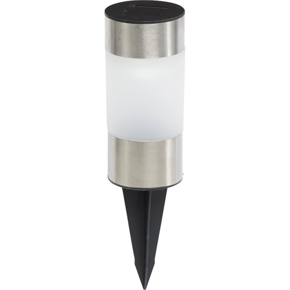 Stainless Steel White Light Solar Stake Light BMSL0014 (S.S) Pack of 16
