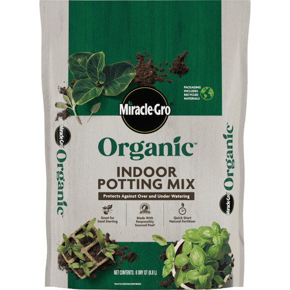 Miracle-Gro 8 Qt. Organic Indoor Potting Mix 74178430