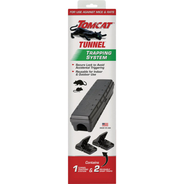 Tomcat Tunnel Trapping System 1 Tunnel + 2 Snap Traps 3610205