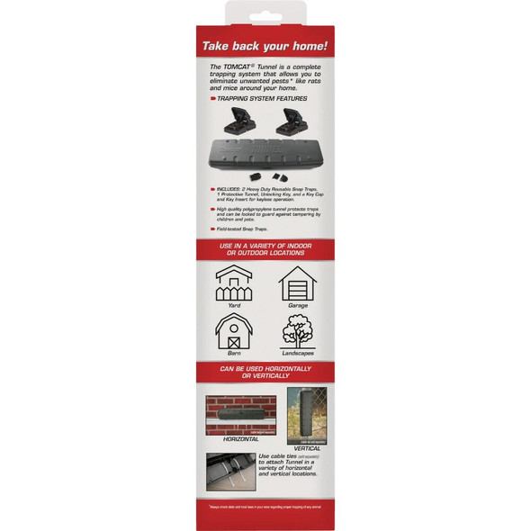 Tomcat Tunnel Trapping System 1 Tunnel + 2 Snap Traps 3610205 736532