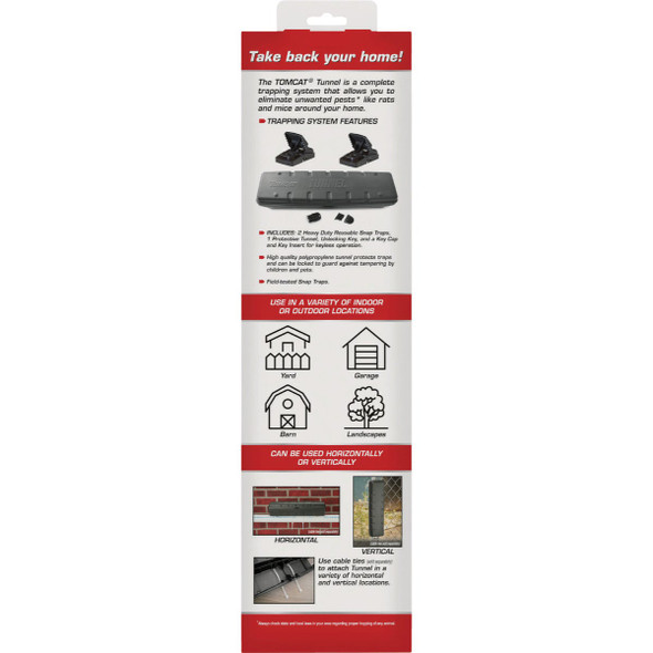 Tomcat Tunnel Trapping System 1 Tunnel + 2 Snap Traps 3610205 736532