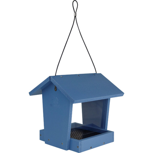 EcoCycle Bird Banquet 2.15 Qt. Recycled Plastic Hopper Bird Feeder RPFH1