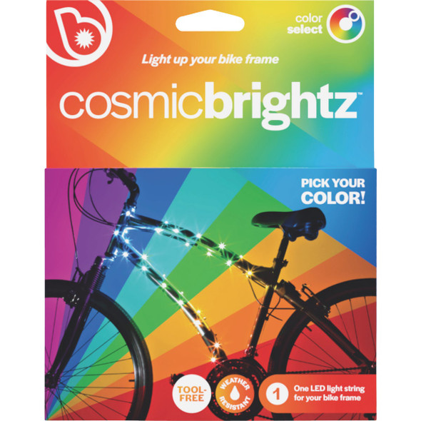 Cosmic Brightz Color Select LED Bike Frame Light String Cosmic Brightz Color Select LED Bike Frame Light String