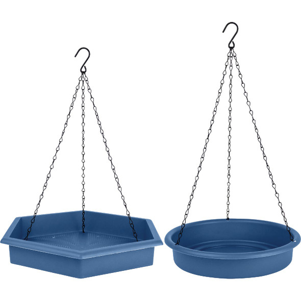 EcoCycle Combo Cafe 2-In-1 Recycled Bird Feeder & Bird Bath RPFT4