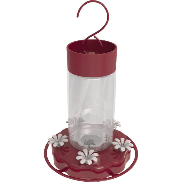 Nature's Way Scarlet Swirl 20 Oz. Glass Hummingbird Feeder TGF4