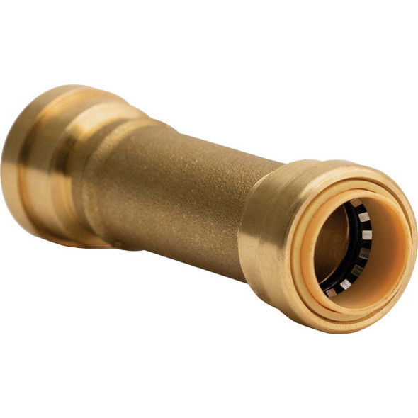 QuickFitting 3/4 In. Push-to-Connect Brass Slip Repair Coupling LF827R
