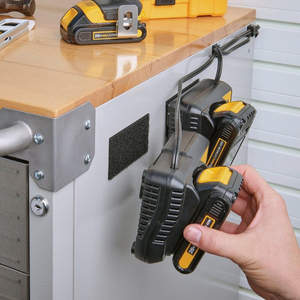 Wrap-It Storage 4ct Ind St Blk H&l Strip 404-IS-4BL 216596