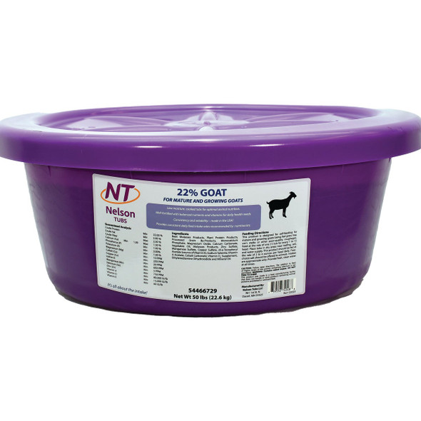 Nelson Tubs 22% Goat 50 Lb. Feed Supplement 54466729
