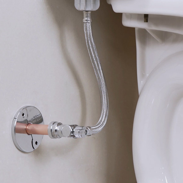 QuickFitting 1-2pfx12 Ang Toilet Hose LF756AR 442590