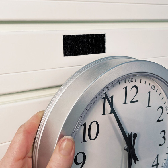 Wrap-It Storage Stick 'Em 3-4 In. x 3-1-2 In. Black Hook & Loop Strip (8 Ct.) 408-AS-35BL 204217