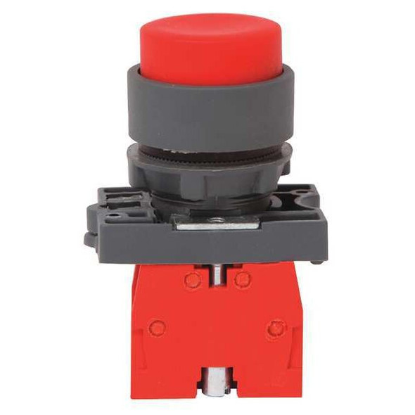Dayton ExtendedPushButtonOperatr,Red,1NC 32UK48