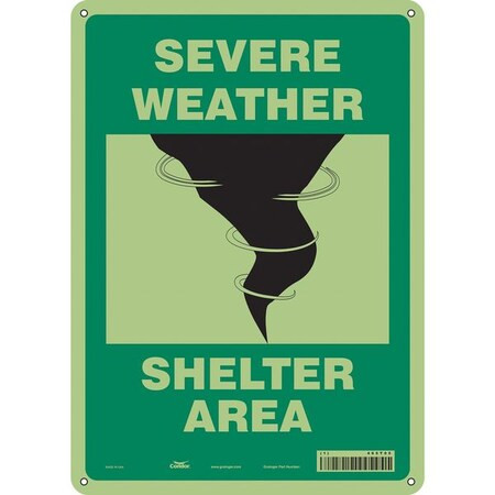 Condor Safety Sign,10" Wx14" H,0.070" Thickness 465T05