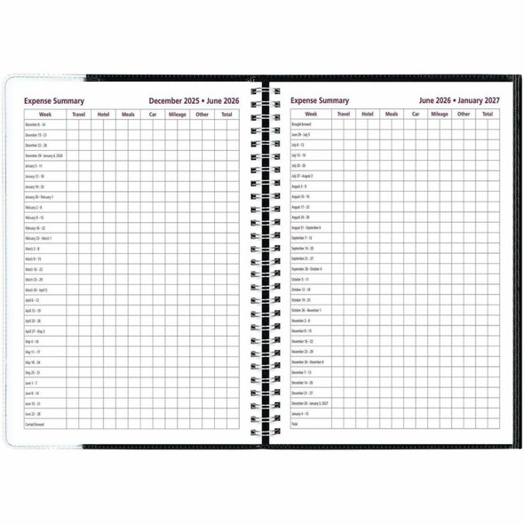 Brownline Pre-Vu Planner CB920BLK SPR-REDCB920BLK